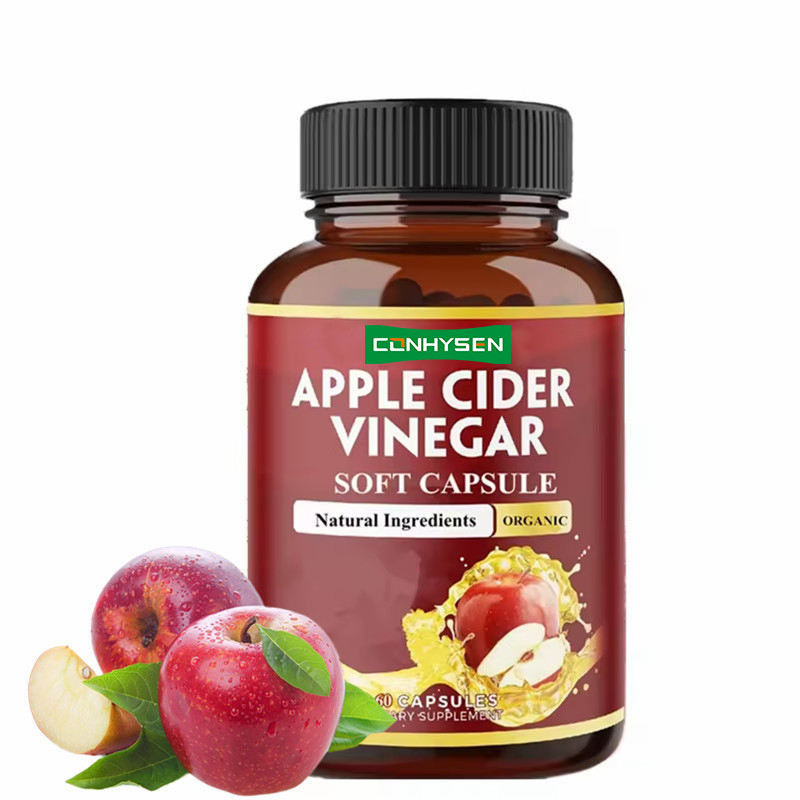 ওয়েলবডি ই এম / ওডিএম প্রাইভেট লেবেল কারখানার সরবরাহ হালাল প্রাকৃতিক জৈবিক কেটো আপেল সিডার ভিনেগার ক্যাপসুল শরীরের আকৃতির জন্য