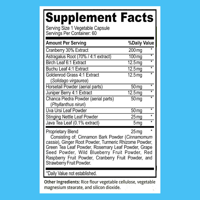 পাইকারি কাস্টম কিডনি পরিষ্কার ডিটক্স সমর্থন মূত্রাশয় স্বাস্থ্য মূত্রনালী ফাংশন তরল ভারসাম্য