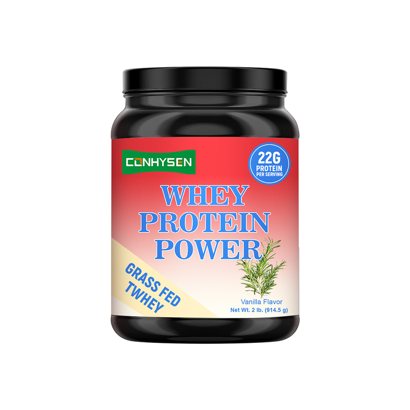 Whey Protein Power Grass Fed Tri Blend Protein পেশী বৃদ্ধি সমর্থন করে পাইকারি কাস্টম