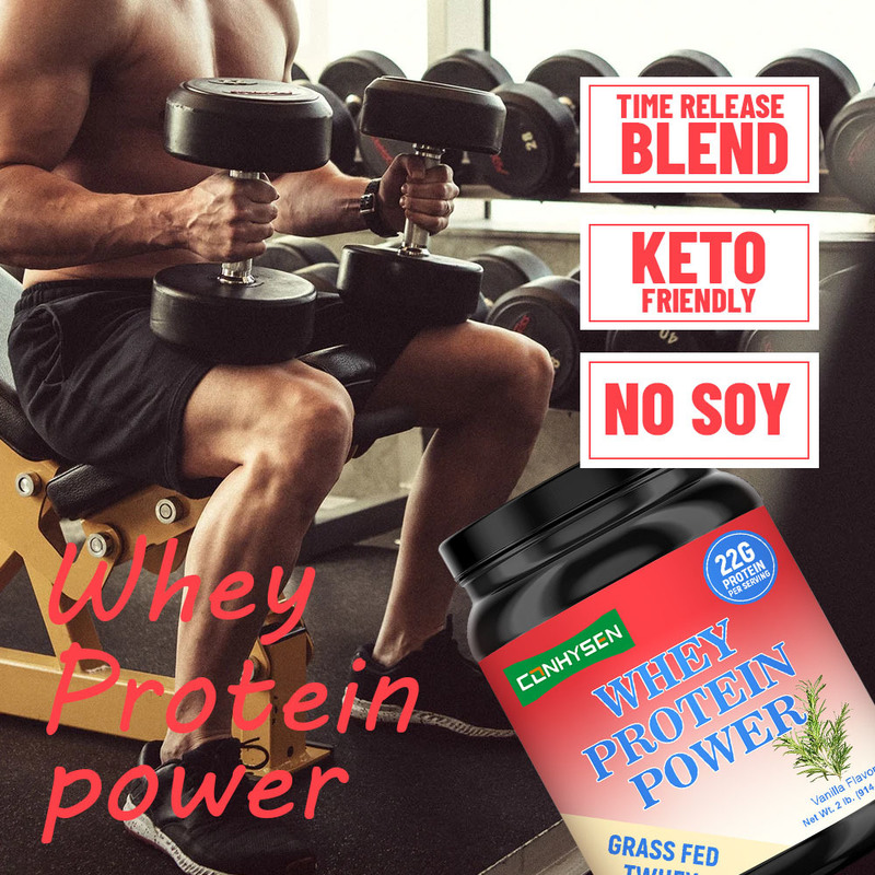 Whey Protein Power Grass Fed Tri Blend Protein পেশী বৃদ্ধি সমর্থন করে পাইকারি কাস্টম