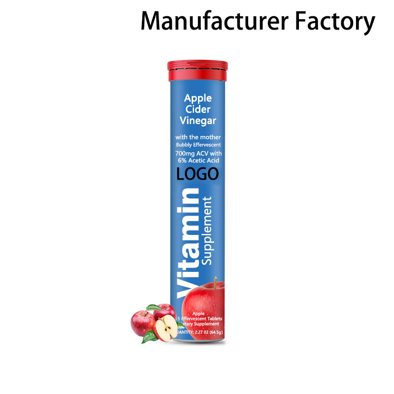 ফ্যাক্টরি পাইকারি আপেল সিডার ভিনেগার এফারভেসেন্ট ট্যাবলেট স্লিমিং পণ্য