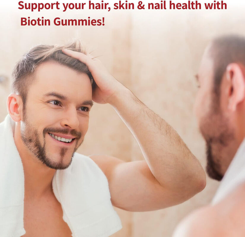 হোলসেল ভেগান বায়োটিন গামি কমপ্লেক্স ভিটামিন মিনারেলস চুল ত্বক নখের স্বাস্থ্যের জন্য। প্রাপ্তবয়স্ক এবং কিশোরদের জন্য কেরাটিন উৎপাদন বৃদ্ধি করে।