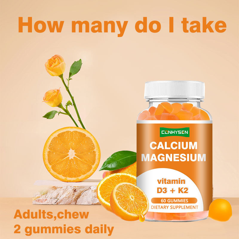 ওএম জৈবিক ফলের স্বাদযুক্ত চিবানো গাম্বিস চিনি মুক্ত ভেগান ক্যালসিয়াম আয়রন জিংক সেলেনিয়াম ভিটামিন ডি 3 কে 2 প্রাপ্তবয়স্কদের জন্য পুরুষ মহিলা