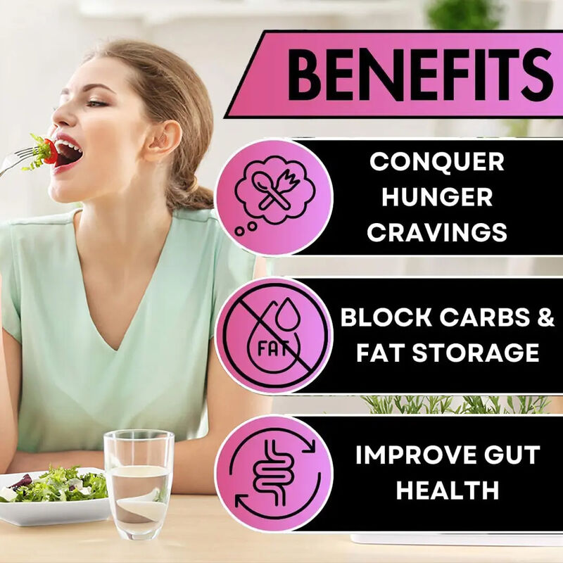 ওএম স্বাস্থ্যকর খাদ্যতালিকাগত ফাইবার ফ্যাট বার্নার ক্ষুধা দমনকারী ক্যাপসুল পিল স্লিমিং মহিলাদের ওজন হ্রাসের জন্য ক্ষুধা দমনকারী