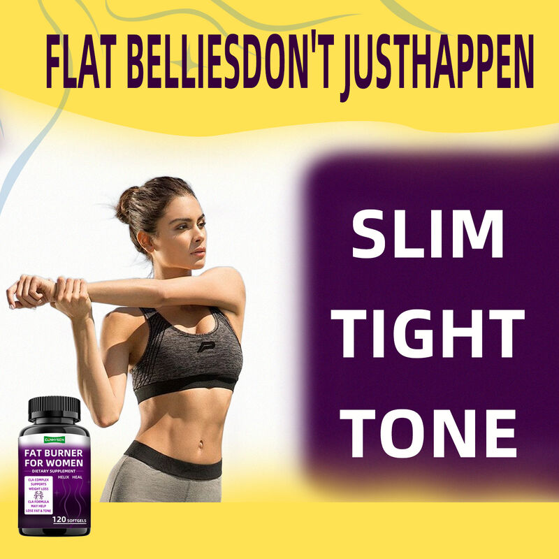 প্রাইভেট লেবেল ফ্যাট বার্নার ক্যাপসুল সিএলএ কমপ্লেক্স খাদ্যতালিকাগত সম্পূরক মহিলাদের জন্য পেশী বৃদ্ধি ওজন হ্রাস পিল খাদ্যতালিকাগত ফাইবার