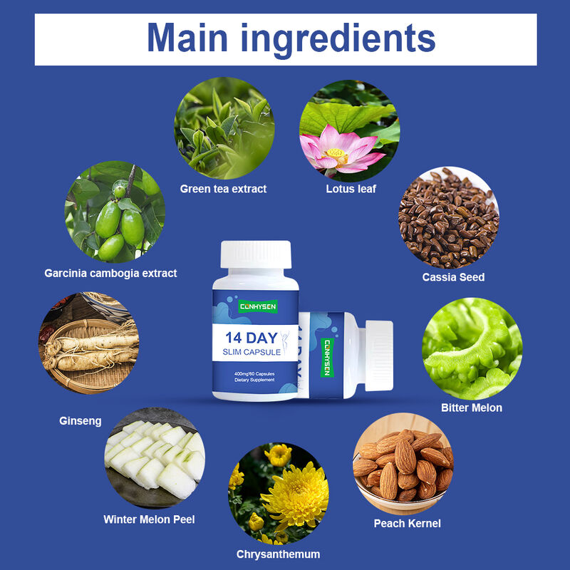 Private Label 14 Day Slim Capsule Supports Digestive Health and Weight Loss Dietary Supplement  Detox Capsules