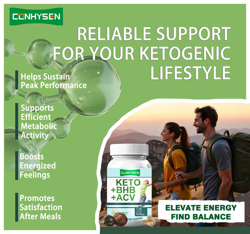 বেসরকারী লেবেল কেটো এসিভি বিএইচবি খাদ্যতালিকাগত ফাইবার সম্পূরক ক্যাপসুল কেটো বিএইচবি ক্যাপসুল ওজন হ্রাস সম্পূরক খাদ্যতালিকাগত ক্যাপসুল