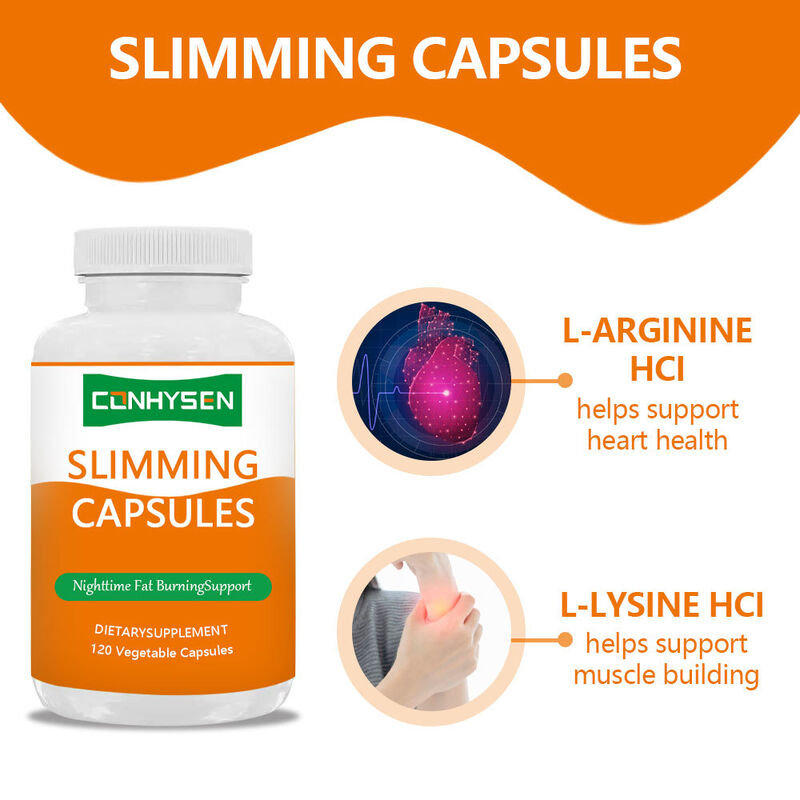 কারখানার দাম এল-লাইসিন এইচসিএল হ্রাস ক্যাপসুলগুলির সাথে শক্তির স্তরকে সমর্থন করতে সহায়তা করার জন্য ভেষজ সম্পূরক হ্রাস ক্যাপসুল