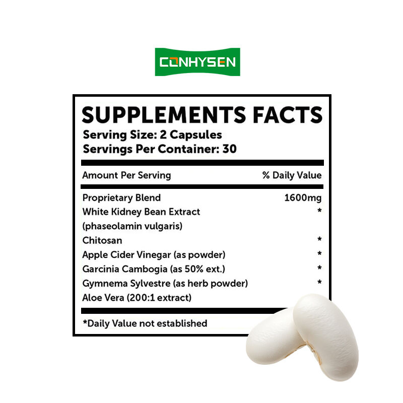 কাস্টম ব্লেন্ডেড ডেইলি ওয়েট লস ক্যাপসুলস হোয়াইট কিডনি বিন এক্সট্র্যাক্ট হেল্প ক্লিন্স বডি স্লিমং ক্যাপসুলস