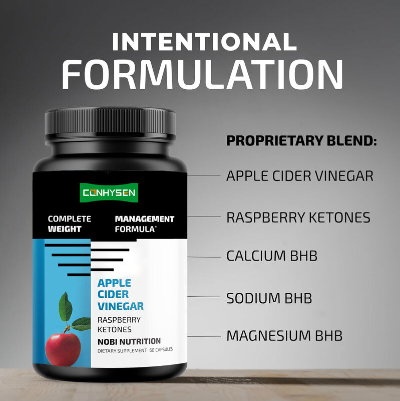 OEM ডায়েটারি ফাইবার সাপ্লিমেন্টস ন্যাচারাল ভেগান অ্যাপেল সাইডার ভিনেগার ক্যাপসুল পিওর ডিটক্স অ্যাপেল ওজন নিয়ন্ত্রণে সহায়তা করে