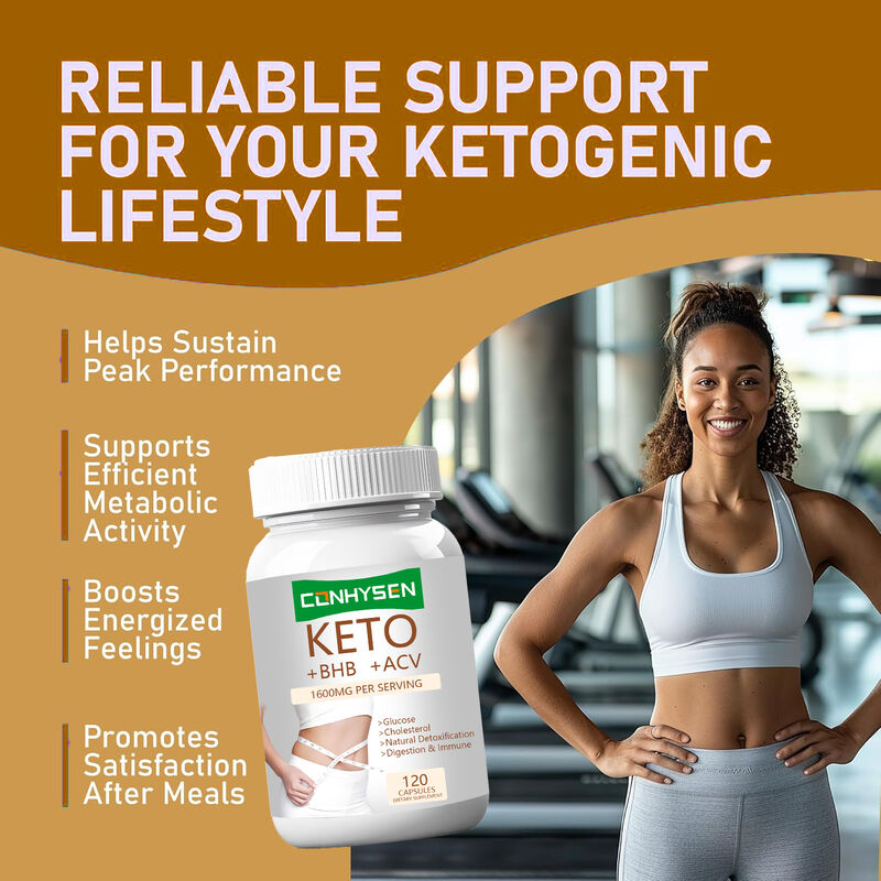 বেসরকারি লেবেল বিএইচবি + এসিভি + বিএইচবি ক্যাপসুল এবং ওজন নিয়ন্ত্রণের জন্য আপেল সিডার ভিনেগার শক্তি বৃদ্ধি ফোকাস ফ্যাট বার্নার