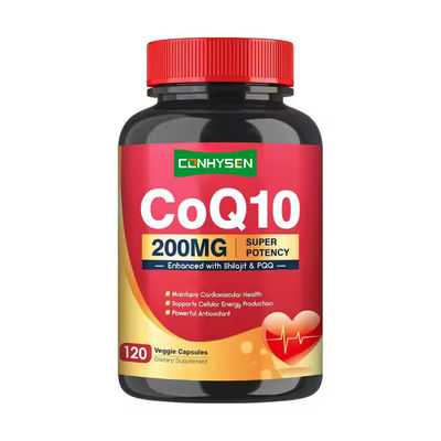 CoQ10 ক্যাপসুল সুপার পটেনসি শিলাজিট ডায়েটরি সাপ্লিমেন্ট জ্ঞানীয় ফাংশন উন্নত করে