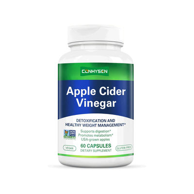 প্রিমিয়াম আপেল সিডার ভিনেগার ডিটক্স ক্যাপসুল, হজম এনজাইম সহ যা বিপাক, ওজন নিয়ন্ত্রণ এবং অন্ত্রের স্বাস্থ্যকে সহায়তা করে
