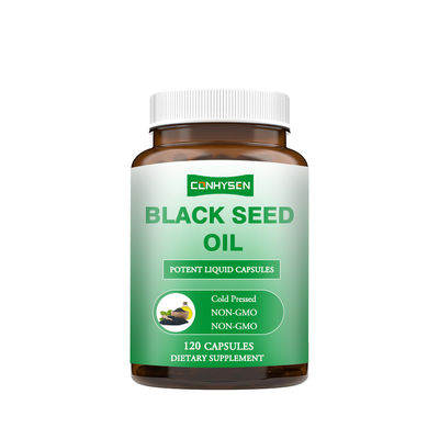 হার্টের স্বাস্থ্য এবং চুলের জন্য কালো বীজের তেল ক্যাপসুল 500 মিলিগ্রাম