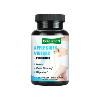 প্রোবায়োটিক কারখানার পাইকারি সঙ্গে পরিষ্কার এবং ডিটক্স আপেল সিডার ভিনেগার ক্যাপসুল