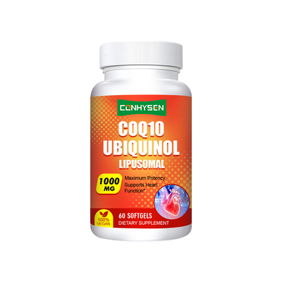 COQ10 Ubiquinol সফটজেলস ১০০০মিগ্রা হার্টের কার্যকারিতা সমর্থন করে OEM/ODM কাস্টম