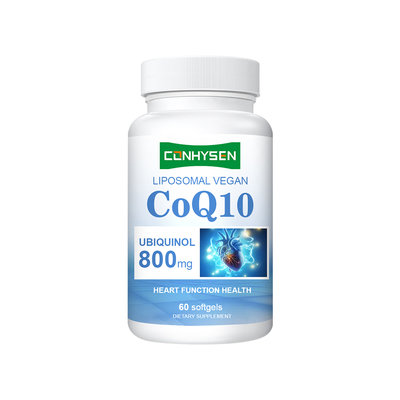 স্বাভাবিক রক্তচাপ বজায় রাখুন CoQ10 Softgels 800mg Manufacturer Custom