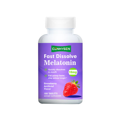 সরবরাহকারী কারখানা ১০ মিলিগ্রাম মেলাটোনিন ট্যাবলেট সান্ত্বনা দেয় আরামদায়ক থাকুন আর বেশি সময় ঘুমিয়ে থাকুন