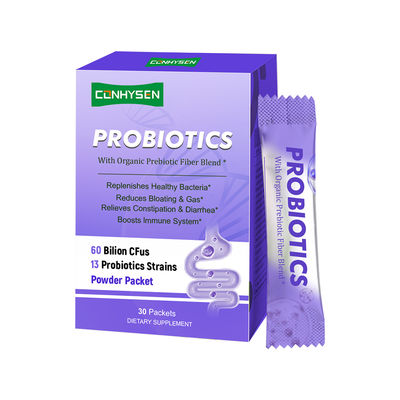 জৈবিক প্রোবায়োটিক পাউডার কারখানা ইমিউন সিস্টেম উন্নত কাস্টম ব্র্যান্ডেড