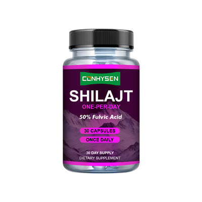 Organic Shilajit Extract Capsules Promote Athletic Performance Wholesale Custom